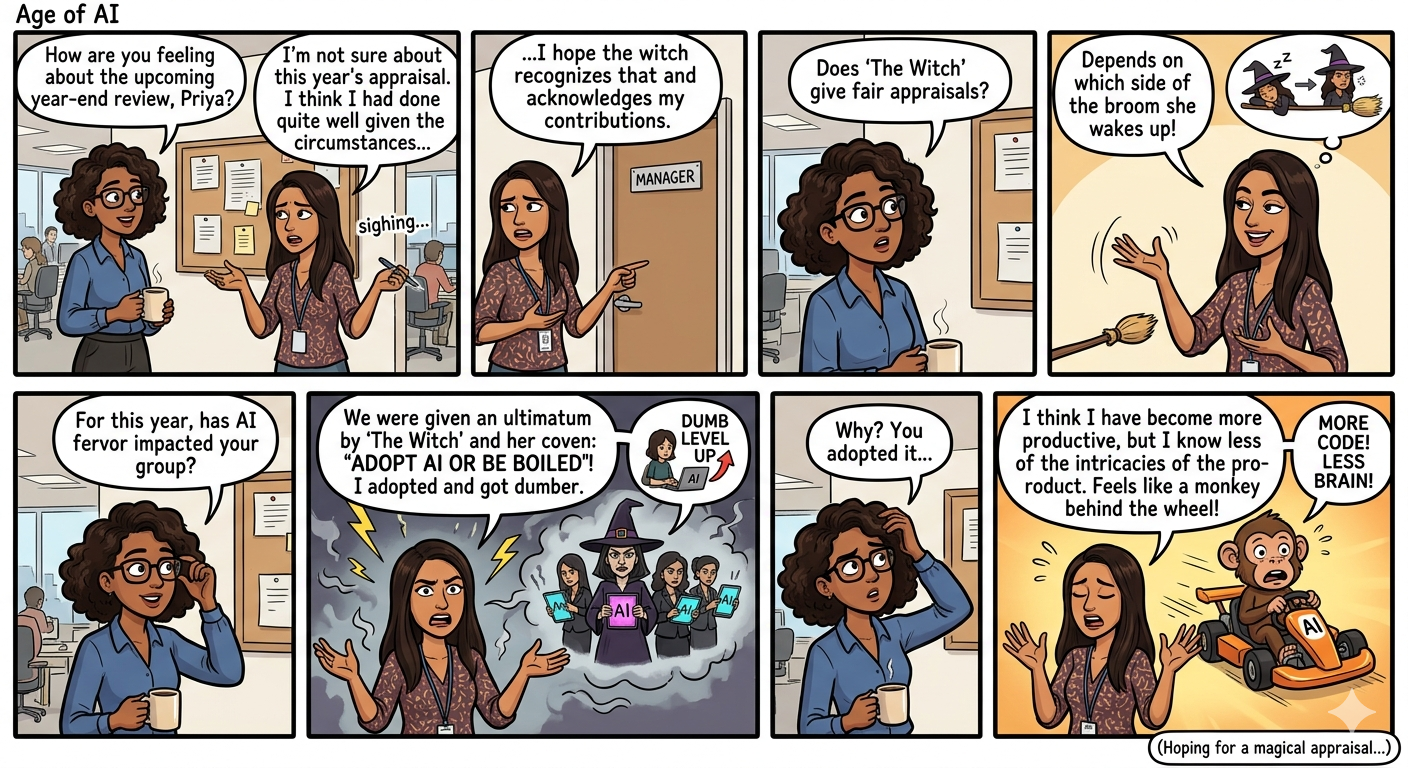 Cartoon: Fictitious corporate world satire
