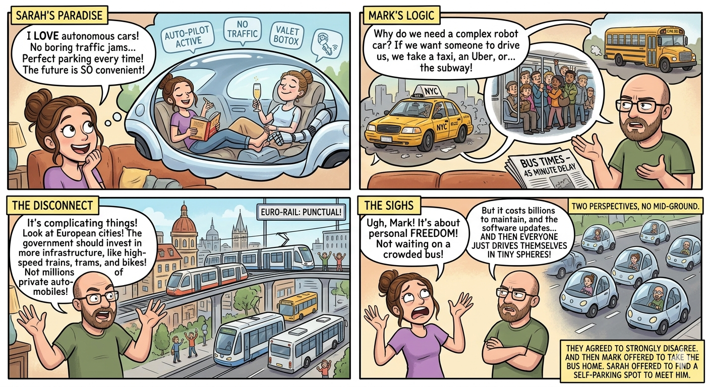 Cartoon: Fictitious civilian life satire