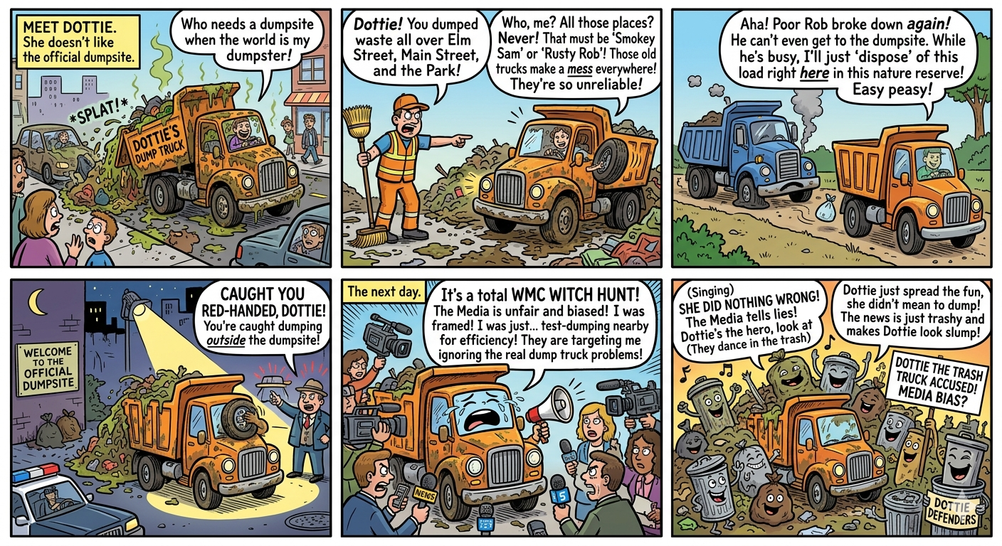 Cartoon: Fictitious civilian life satire