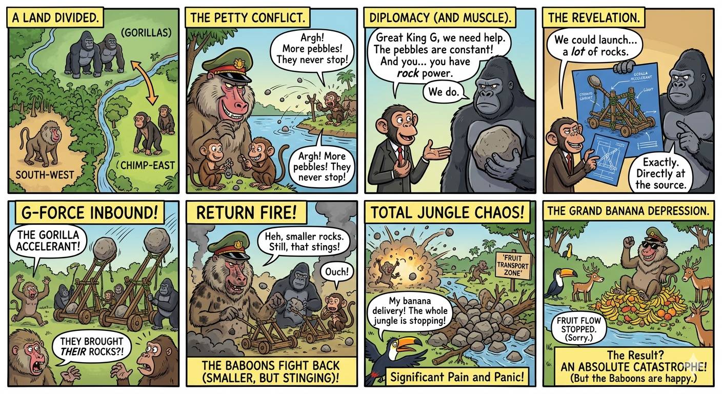Cartoon: Fictitious civilian life satire