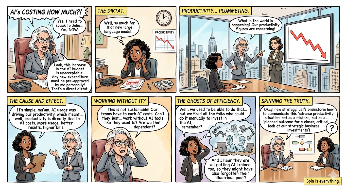 Cartoon: AI Strategic Shift