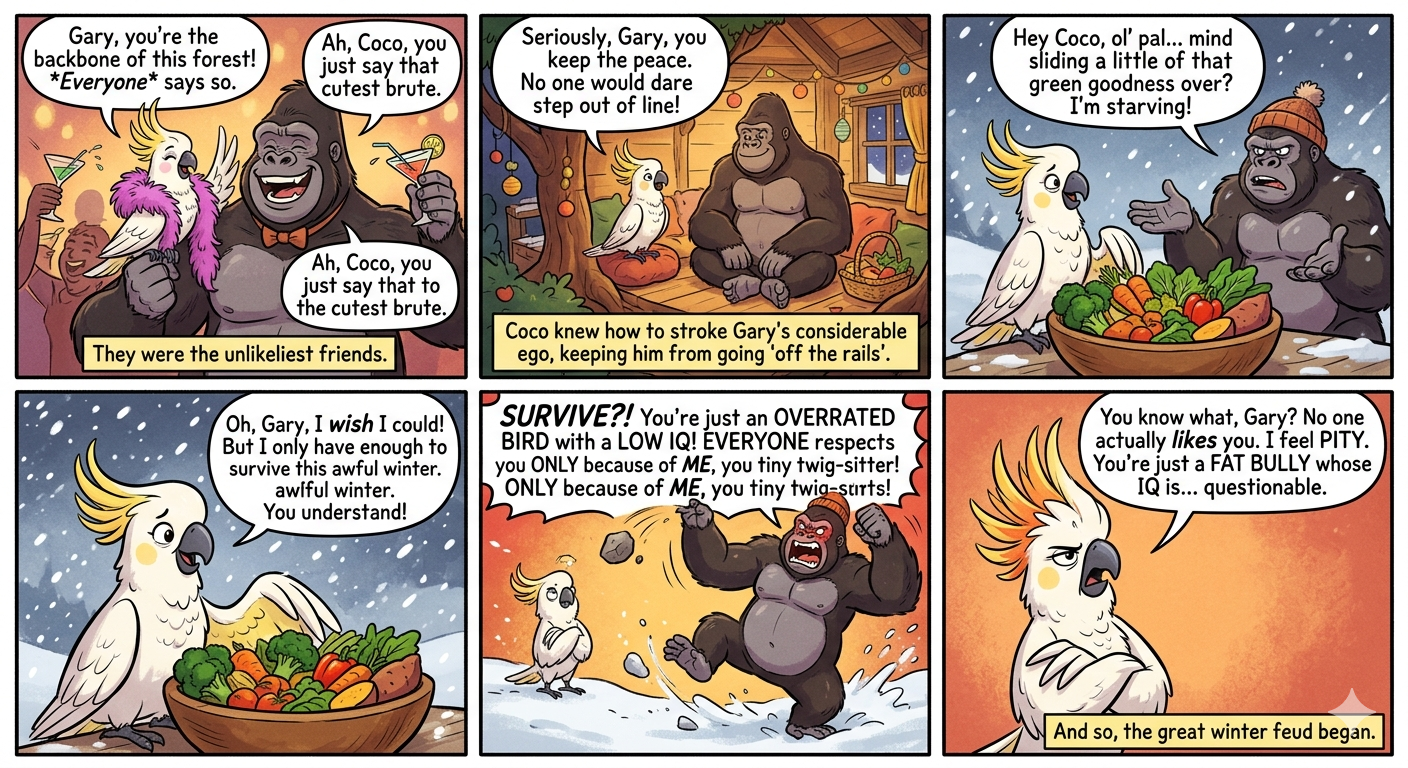 Cartoon: Jungle War: Frenemies
