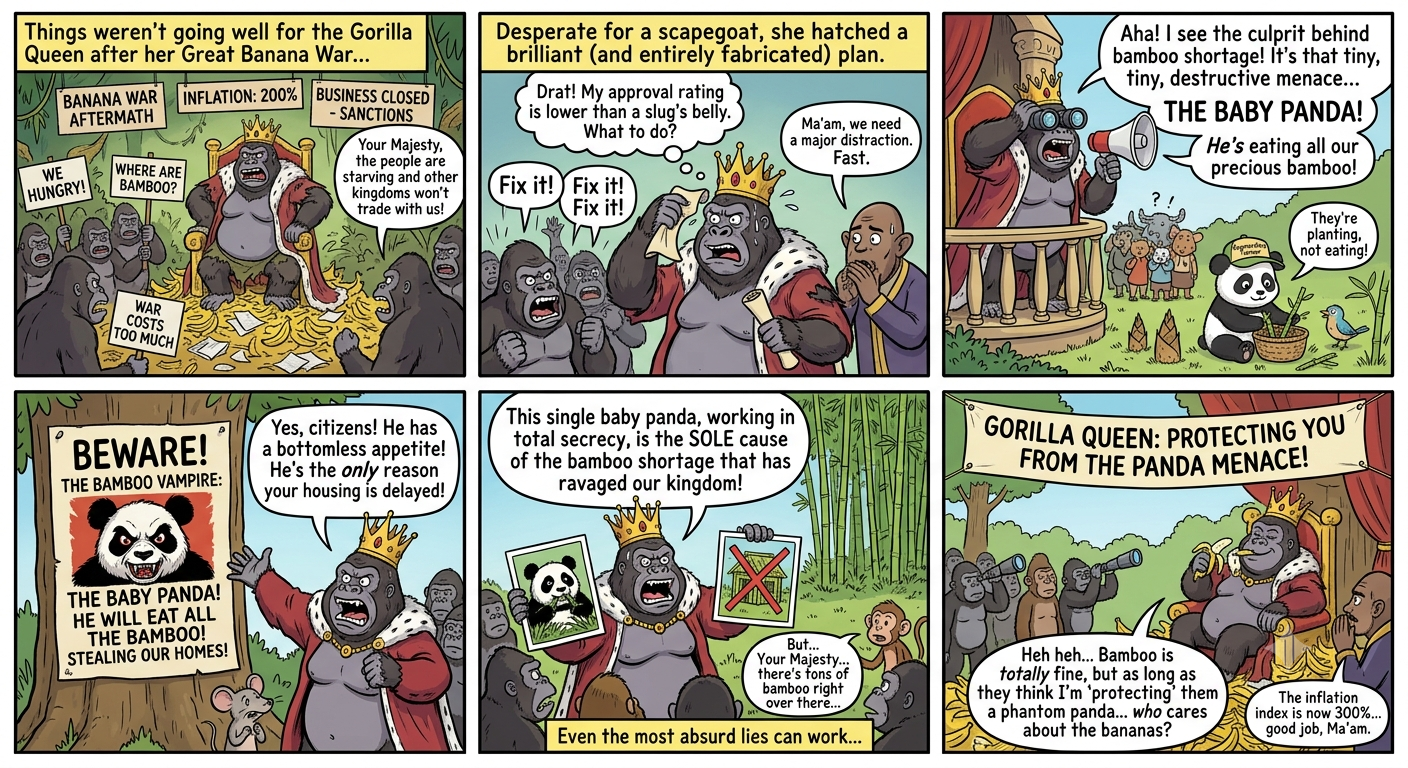 Cartoon: Jungle War: Misdirection
