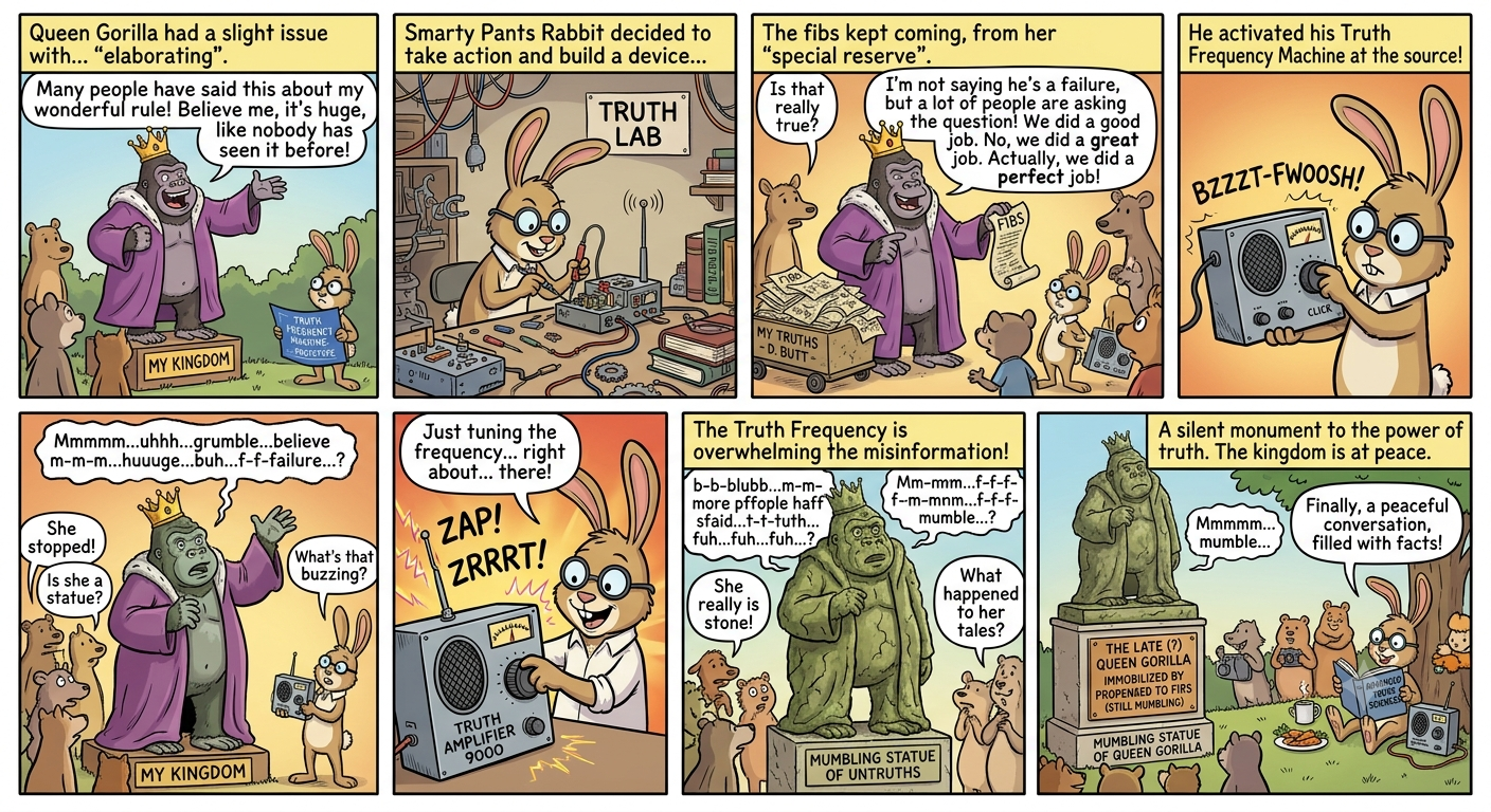 Cartoon: Jungle War: Truth Machine
